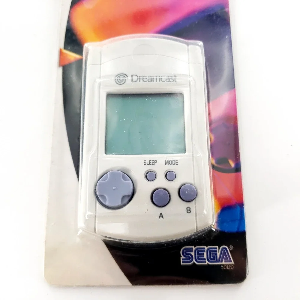 Genuine Sega Dreamcast VMU Visual Memory Unit MK-50120 White OEM Brand New